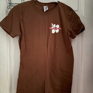 Brown Short Sleeve Tee by Trader Joe's